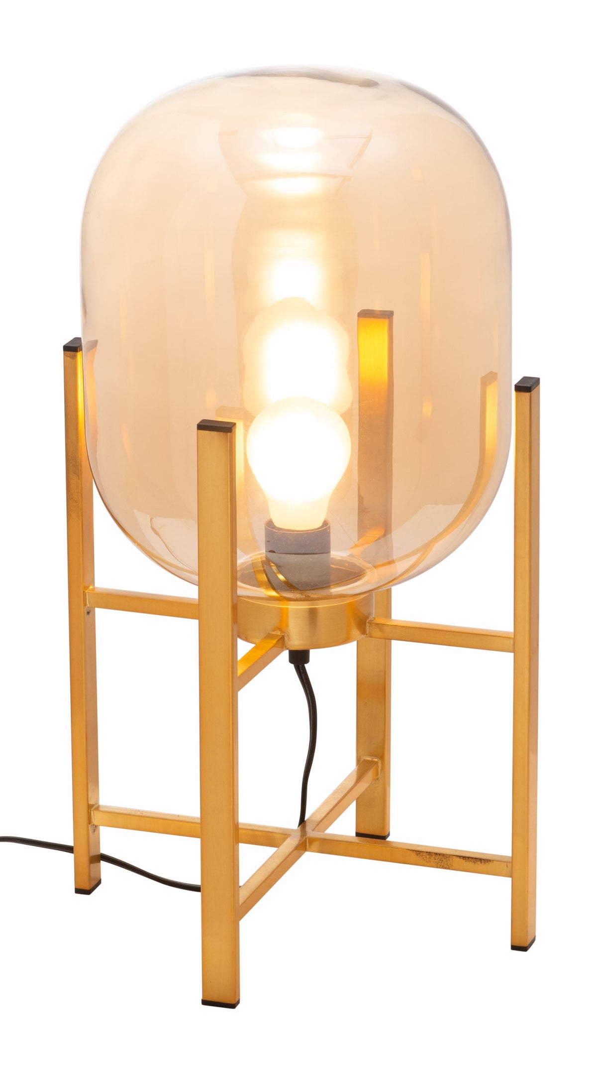Wonderwall Gold Table Lamp by Zuomod at Eve Furniture