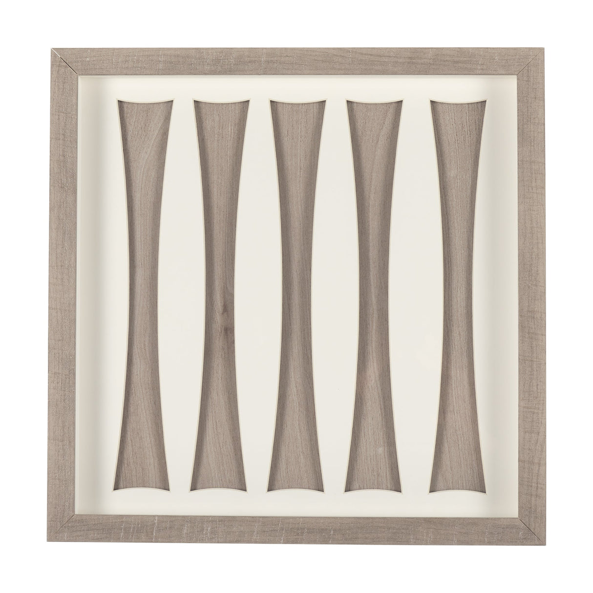 Wood Grain Silhouette III by Studio M a Framed Art Print Matted under Glass by Mercana at Eve Furniture