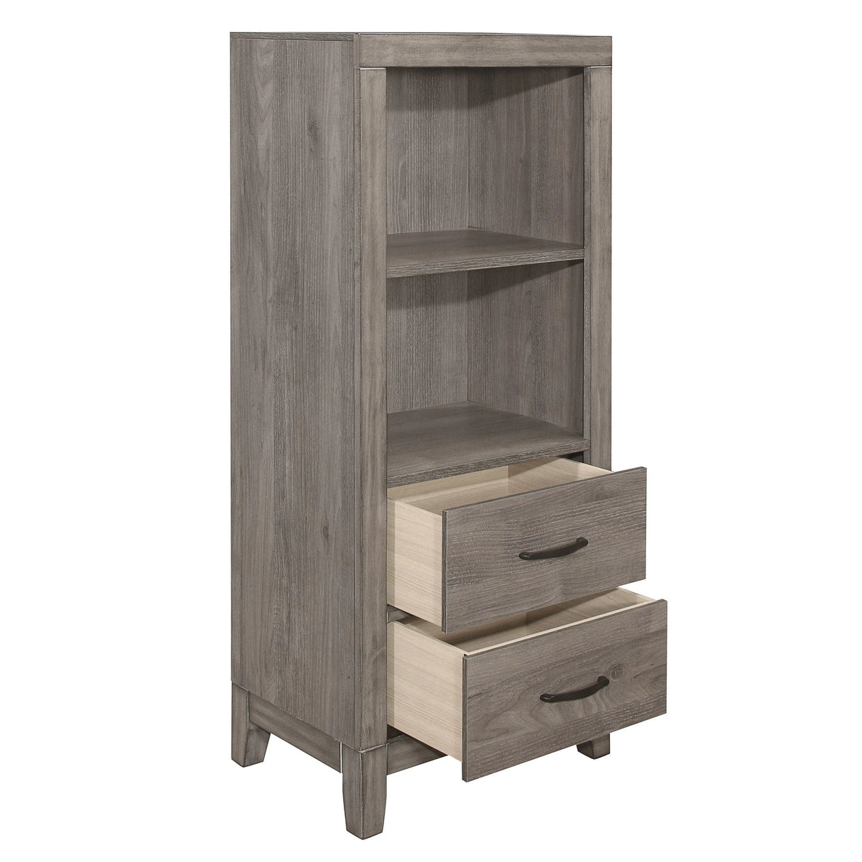 Woodrow Brownish Gray Pier/Tower Nightstand by Homelegance at Eve Furniture