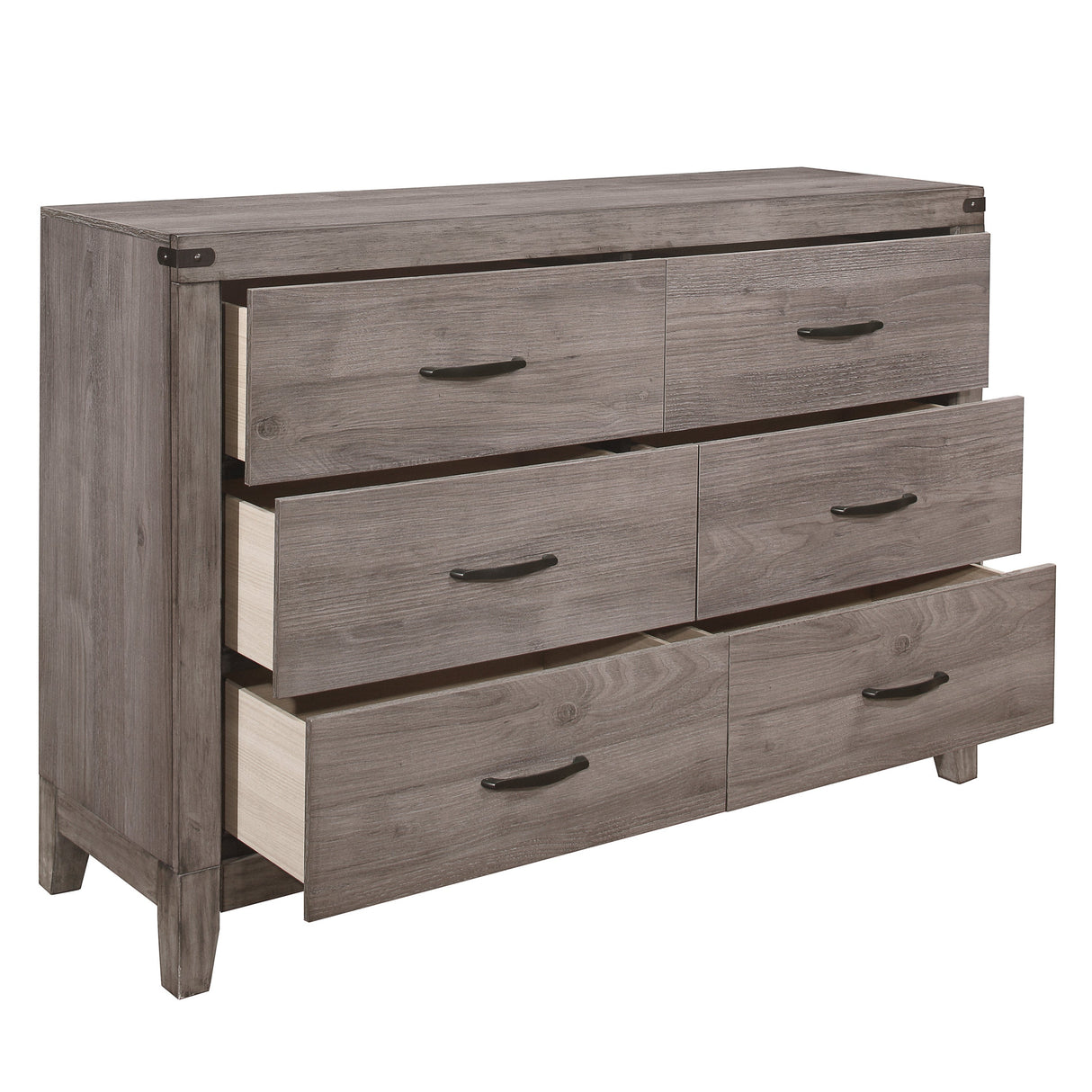 Woodrow Brownish Gray Youth Wall Bedroom Set by Homelegance at Eve Furniture