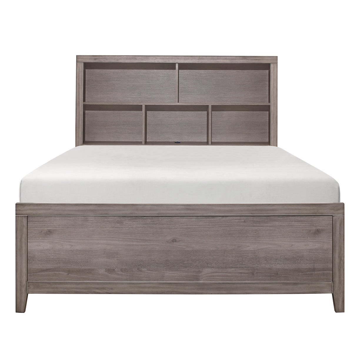Woodrow Brownish Gray Youth Wall Bedroom Set by Homelegance at Eve Furniture
