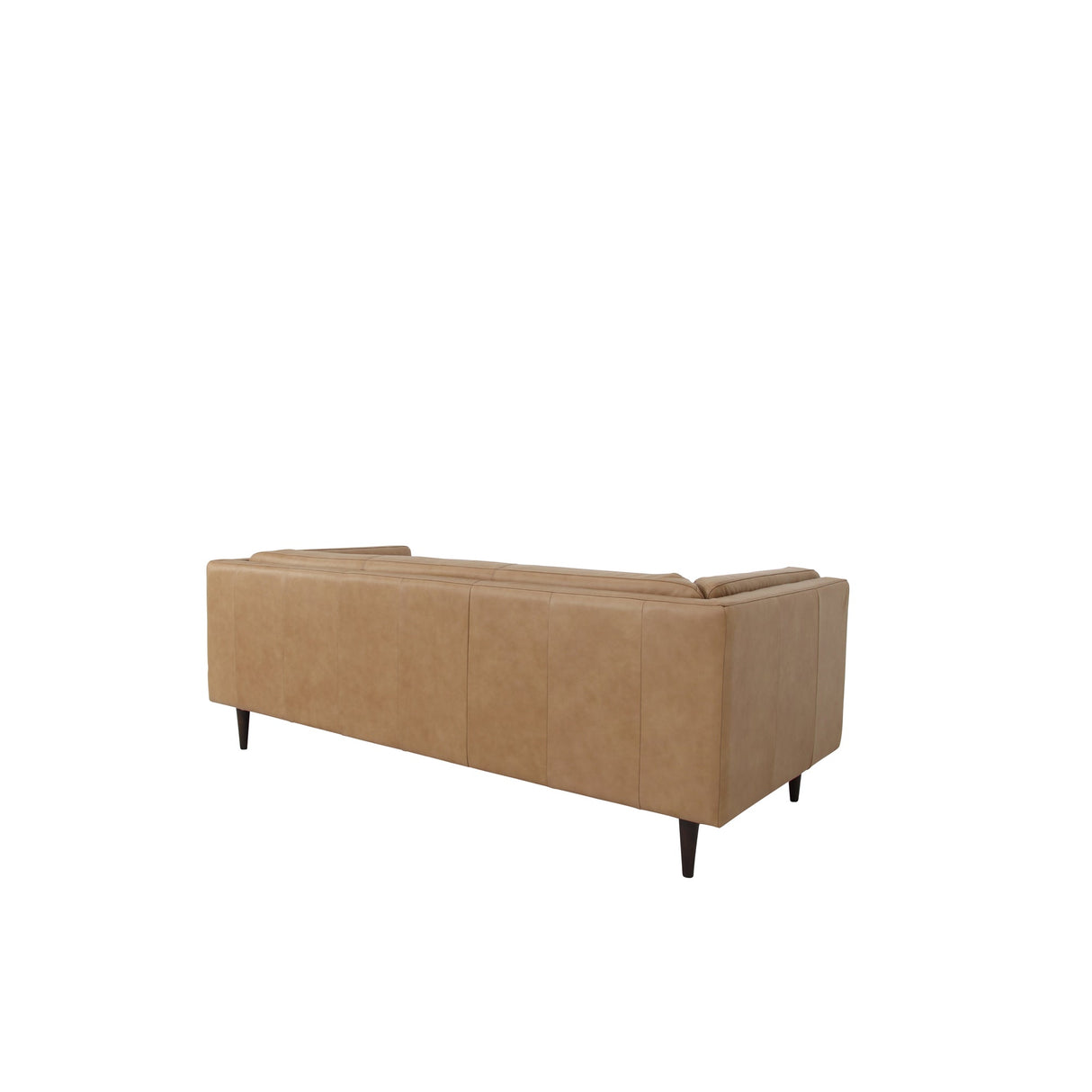 Woods Tan Leather Sofa by Moe's Home at Eve Furniture