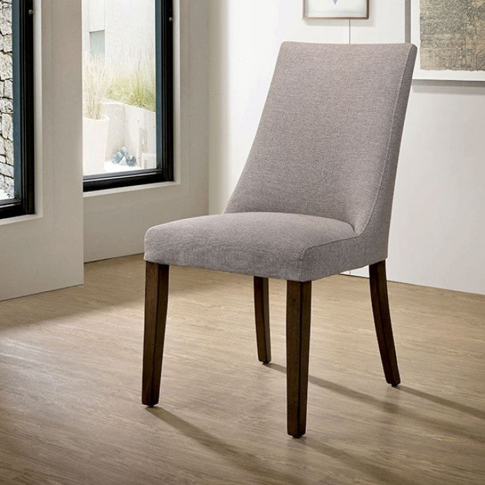 Woodworth Walnut Padded Side Chair Set of 2