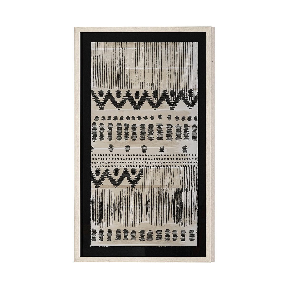 Wool and Silk II by Tom Reeves a Hand Embellished Textured Framed Art Print Matted under Glass by Mercana at Eve Furniture