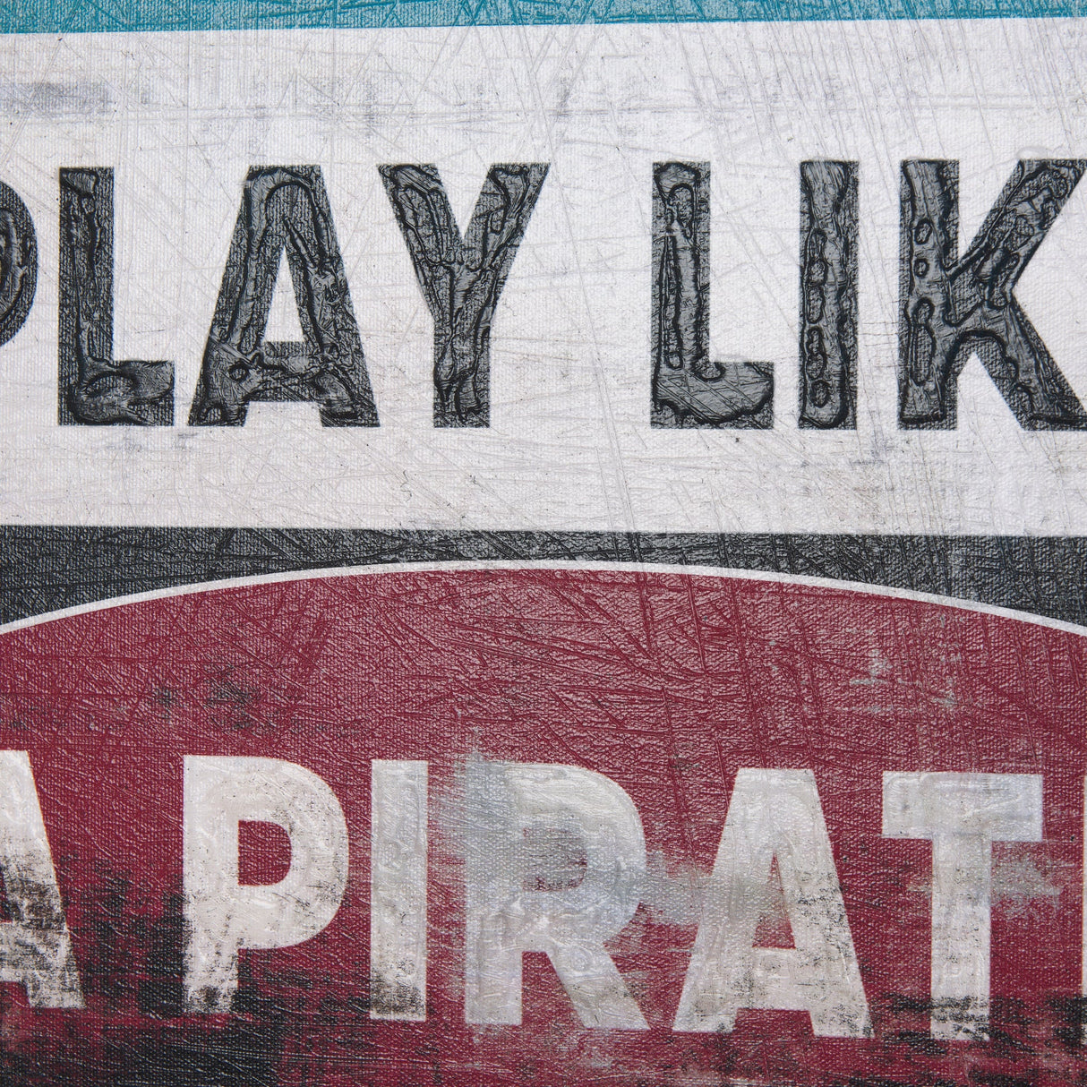 Work Like a Captain by Mercana Studio a Hand Embellished Textured Canvas by Mercana at Eve Furniture