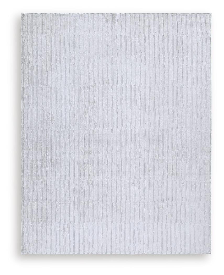 Worthley Gray Washable Large Rug by Ashley at Eve Furniture