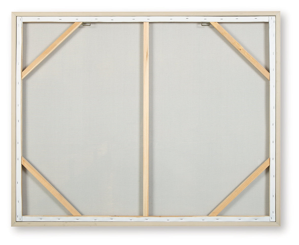 Worthney Blue/White/Brown Wall Art by Ashley at Eve Furniture