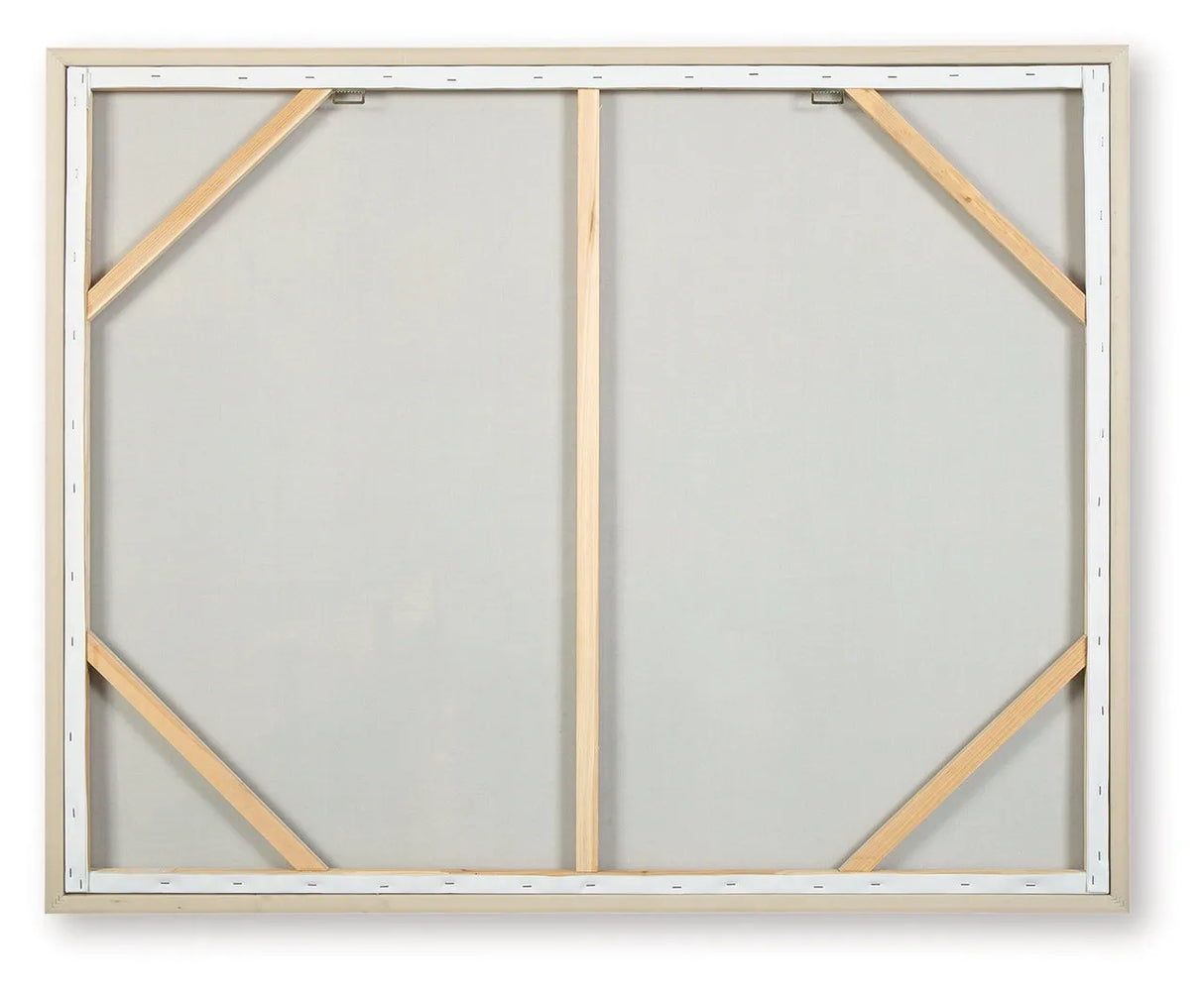 Worthney Blue/White/Brown Wall Art by Ashley at Eve Furniture