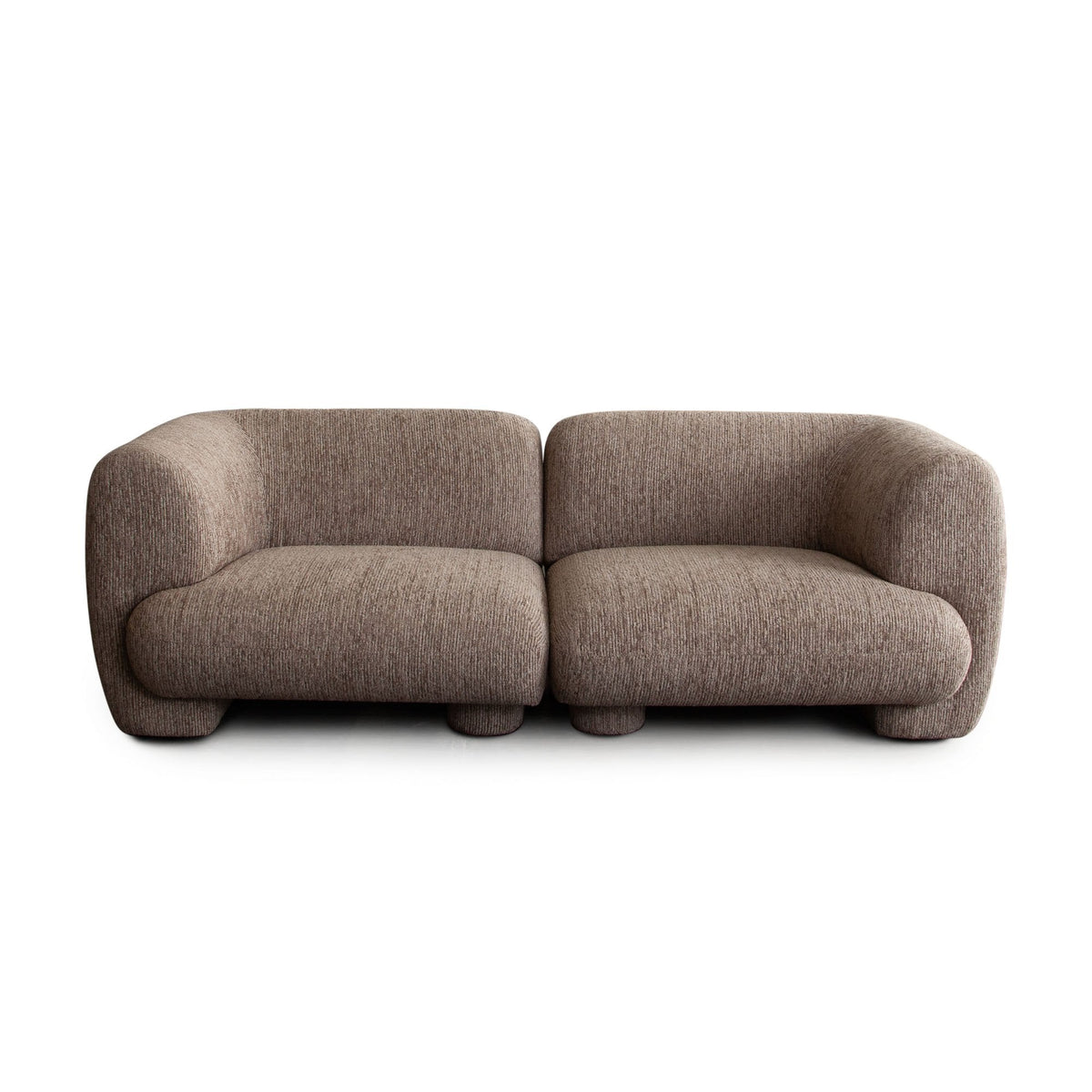 Wren Bark Textured Fabric 2-Piece Sofa by Diamond Sofa at Eve Furniture