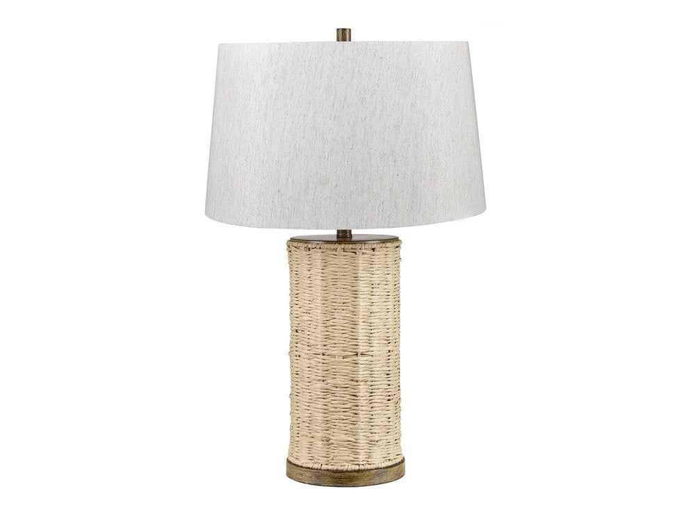 Wrenley White/Brown Table Lamp (Set of 2) by Crestview at Eve Furniture