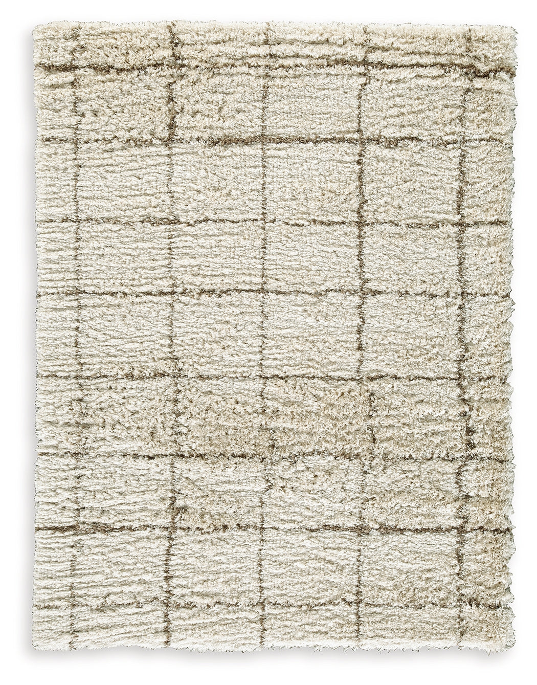 Wrenlow Cream/Brown Medium Rug by Ashley at Eve Furniture