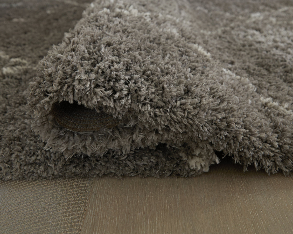 Wrenlow Gray/Cream Large Rug by Ashley at Eve Furniture