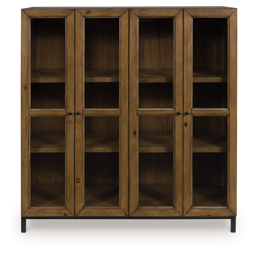 Wrenridge Gray Brown Accent Cabinet by Ashley at Eve Furniture
