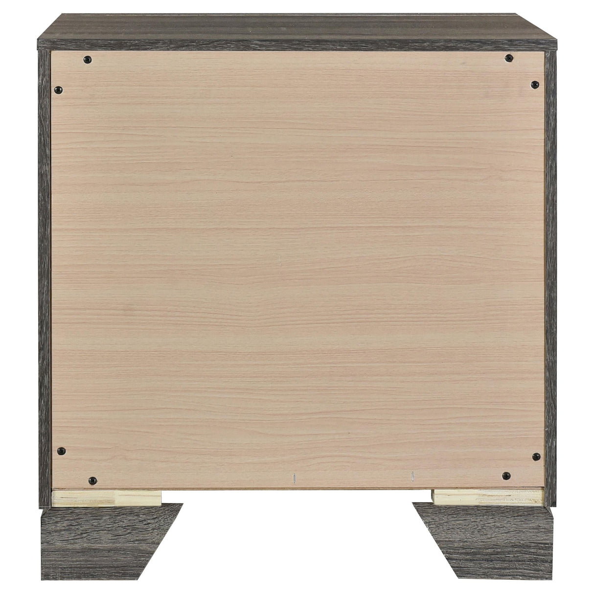 Wright Brown Oak 2-Drawer Nightstand by Coaster at Eve Furniture