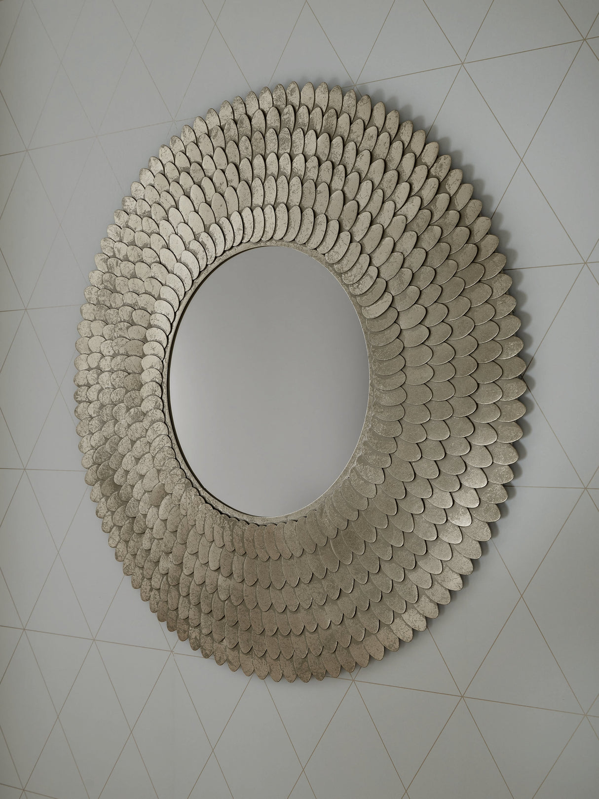 Wrightmund Champagne Finish Accent Mirror by ASHLEY FURNITURE at Eve Furniture