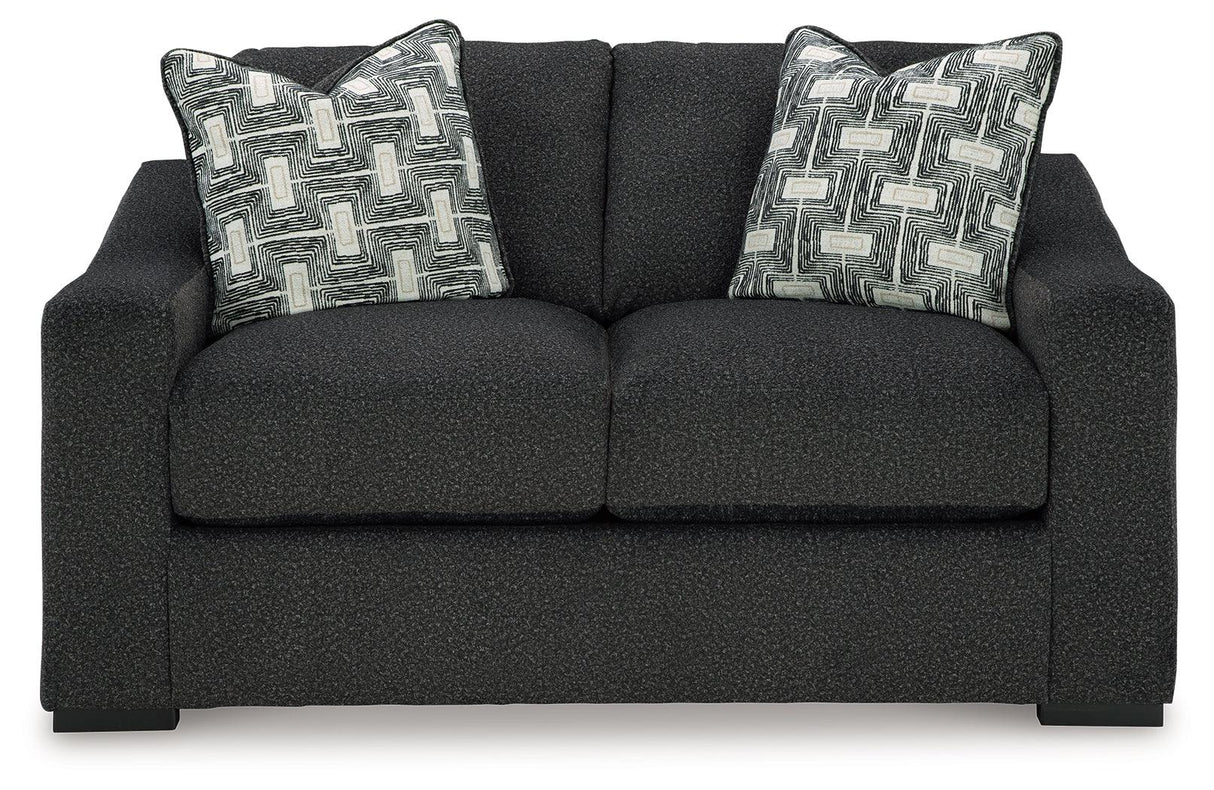 Wryenlynn Onyx Loveseat by Ashley at Eve Furniture