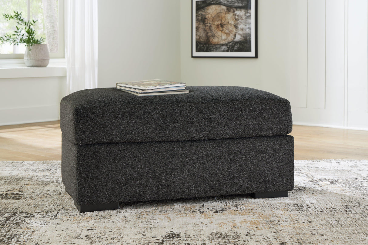 Wryenlynn Onyx Ottoman by Ashley at Eve Furniture