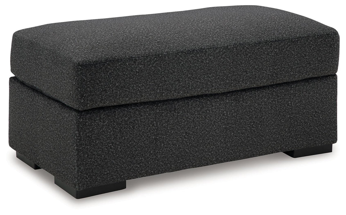 Wryenlynn Onyx Ottoman by Ashley at Eve Furniture
