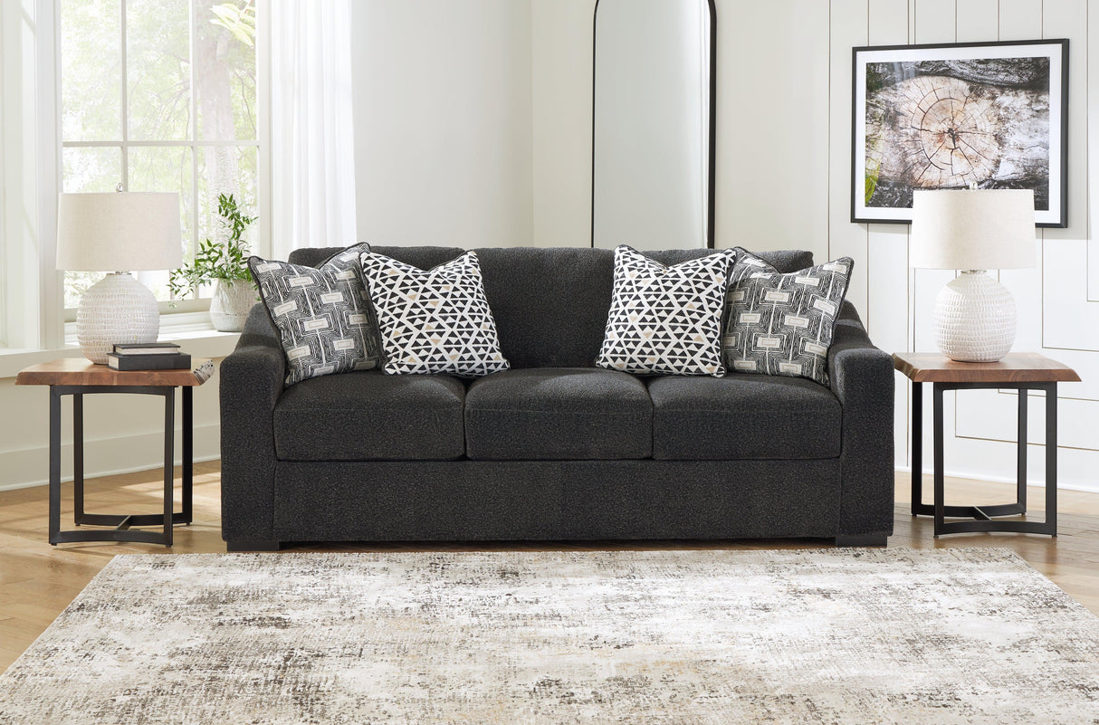 Wryenlynn Onyx Sofa and Loveseat by Ashley at Eve Furniture