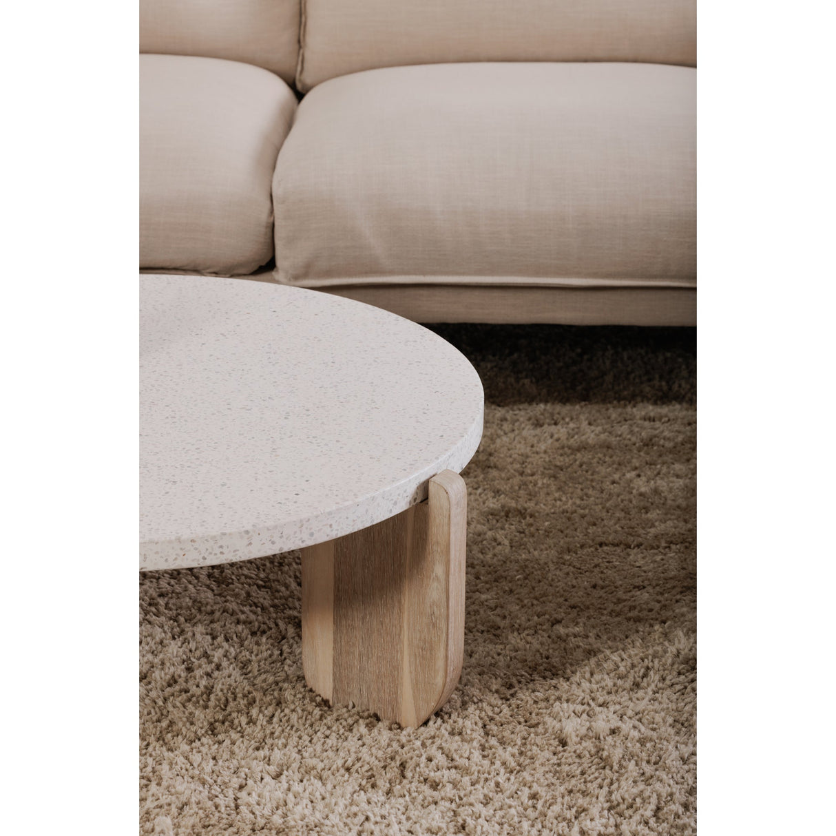 Wunder White Coffee Table by Moe's Home at Eve Furniture