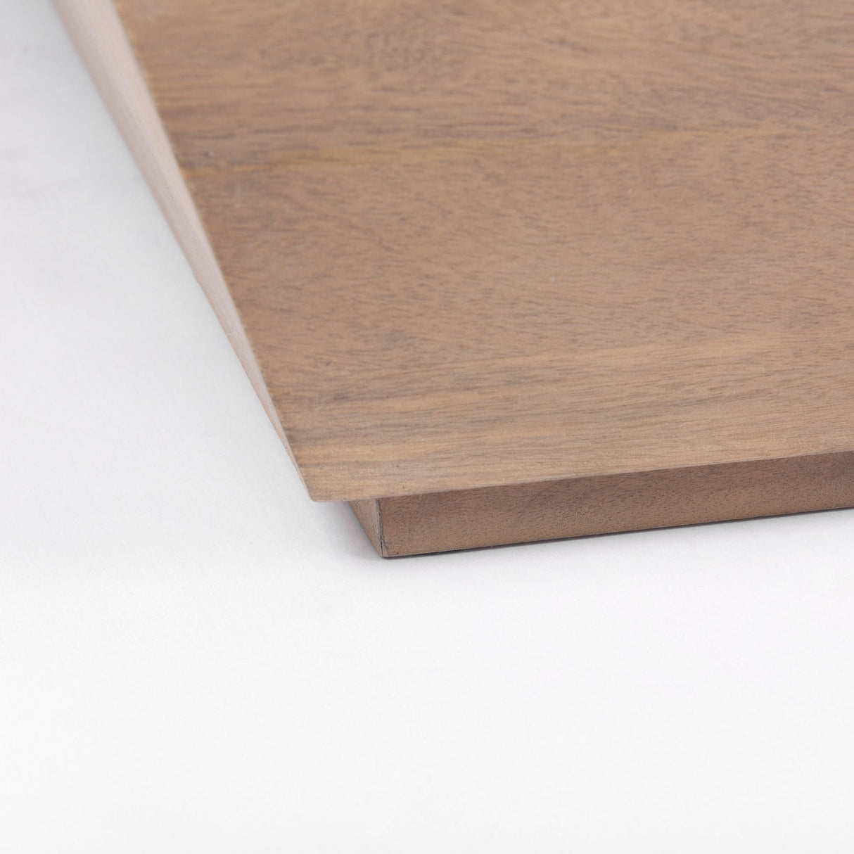 Wyatt 41.0L x 41.0W x 16.0H Brown Wood Angular Coffee Table by Mercana at Eve Furniture