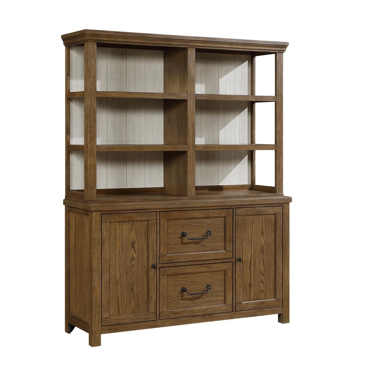 Wyatt Brown Buffet Hutch by Homelegance at Eve Furniture
