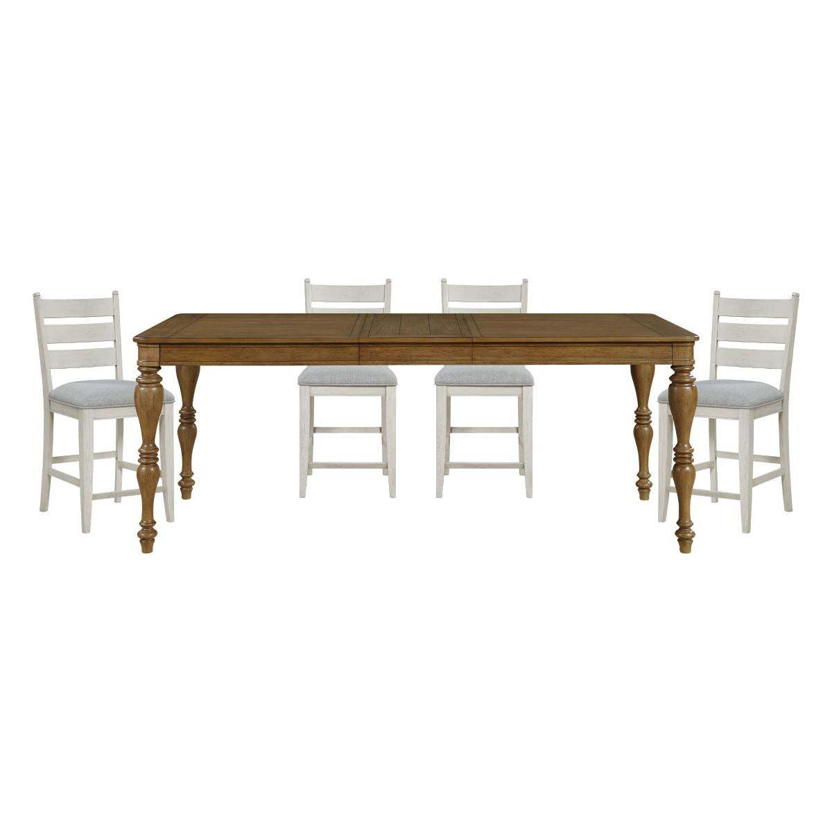 Wyatt Brown Counter Height Dining Set by Homelegance at Eve Furniture