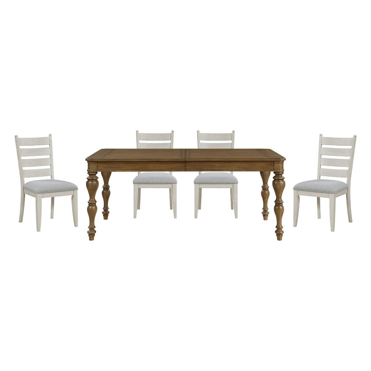 Wyatt Brown Dining Set by Homelegance at Eve Furniture