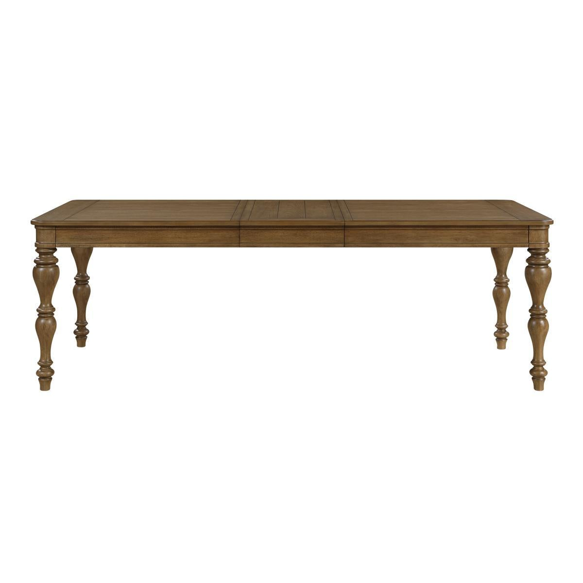 Wyatt Brown Dining Table by Homelegance at Eve Furniture