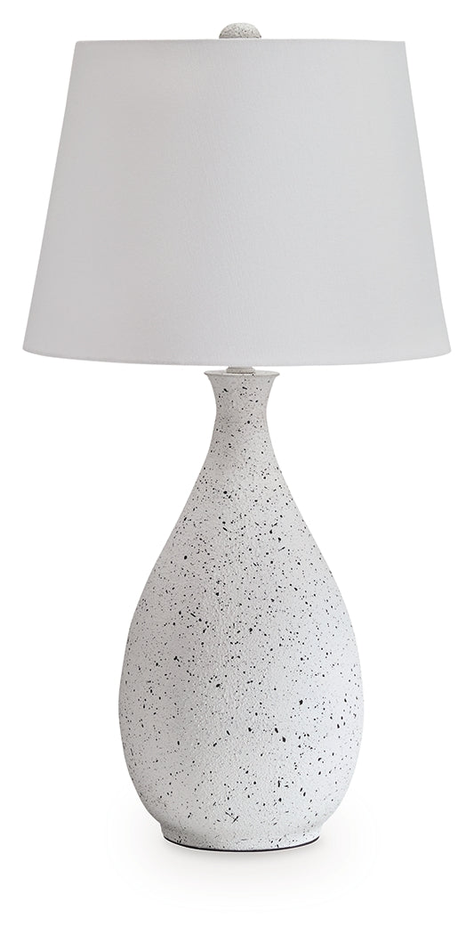 Wyattford White/Black Table Lamp by ASHLEY FURNITURE at Eve Furniture