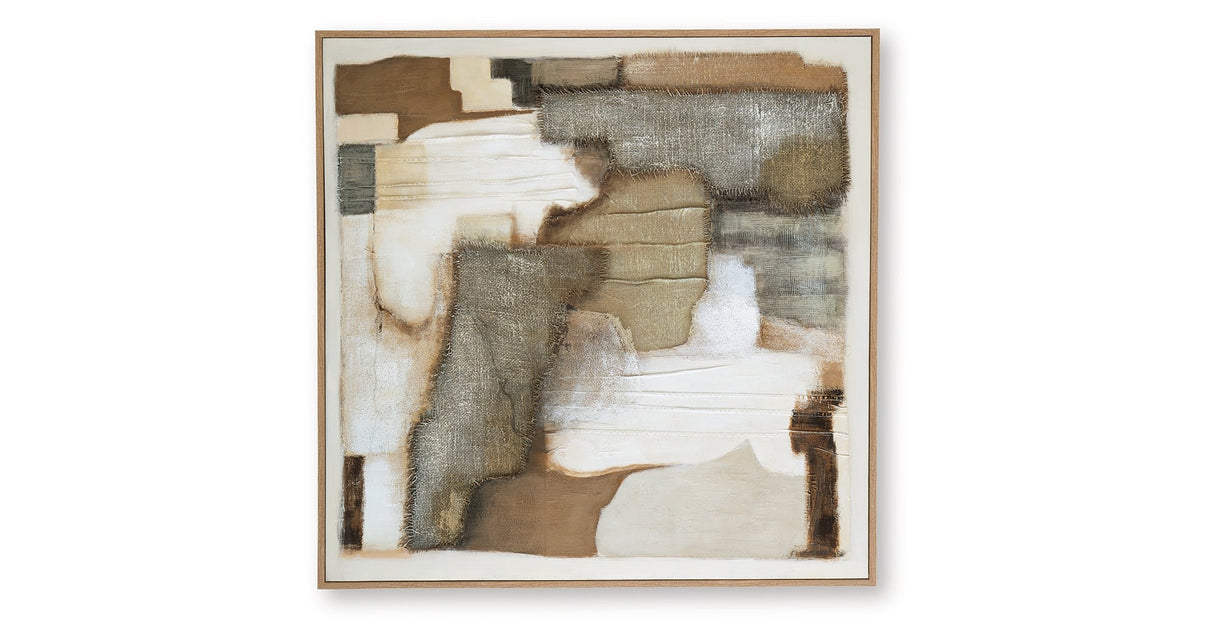 Wylander Tan/Brown/Gray Wall Art by ASHLEY FURNITURE at Eve Furniture