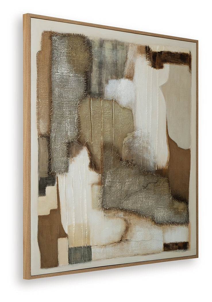 Wylander Tan/Brown/Gray Wall Art by ASHLEY FURNITURE at Eve Furniture