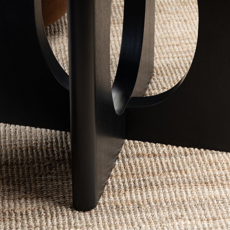 Wyndham Black Round Dining Table by Crestview at Eve Furniture