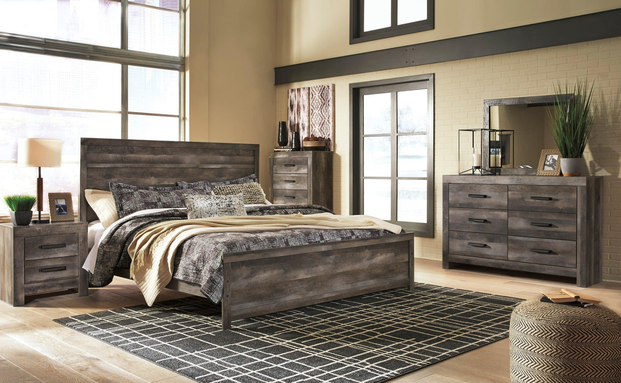 Wynnlow Gray Panel Bedroom Set by Ashley at Eve Furniture