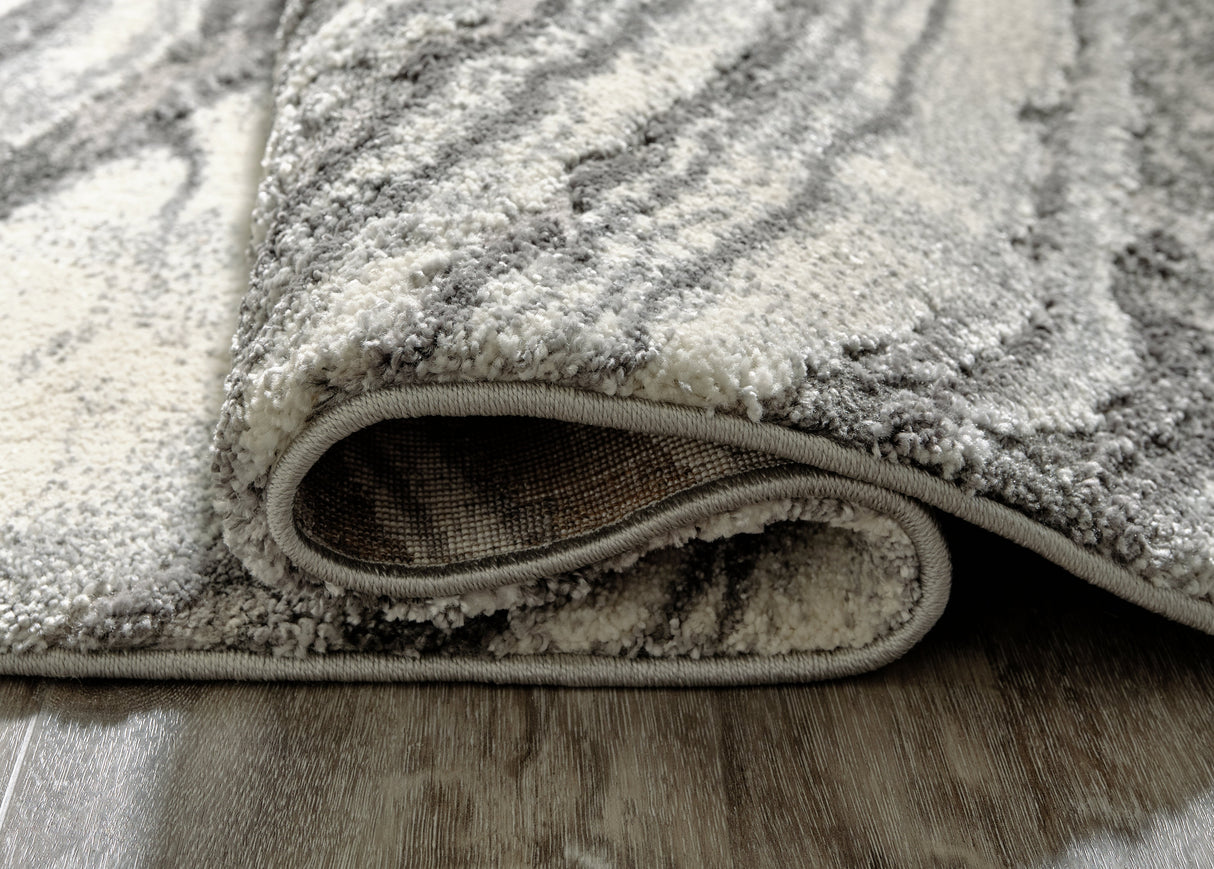 Wysdale Cream/Gray Medium Rug by Ashley at Eve Furniture