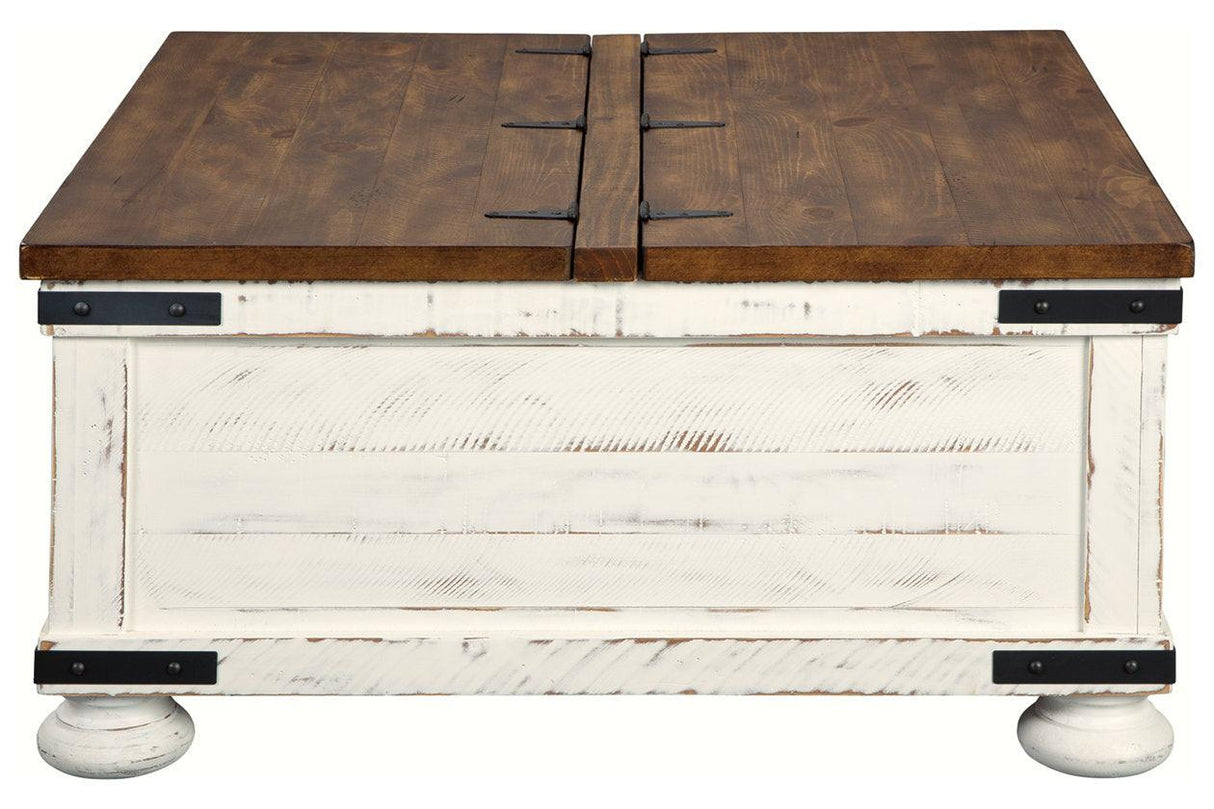 Wystfield White/Brown Coffee Table by Ashley at Eve Furniture