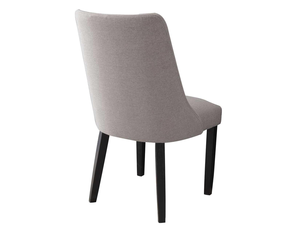 Xena Upholstered Side Chair, Gray by Steve Silver at Eve Furniture