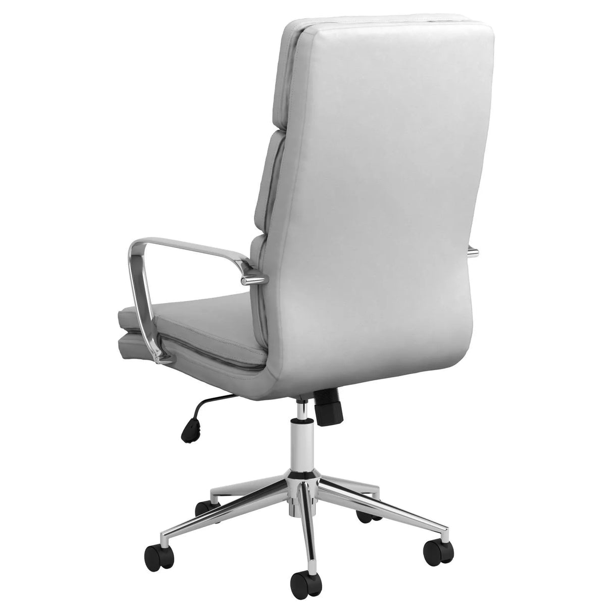 Ximena White High Back Upholstered Office Chair by Coaster at Eve Furniture