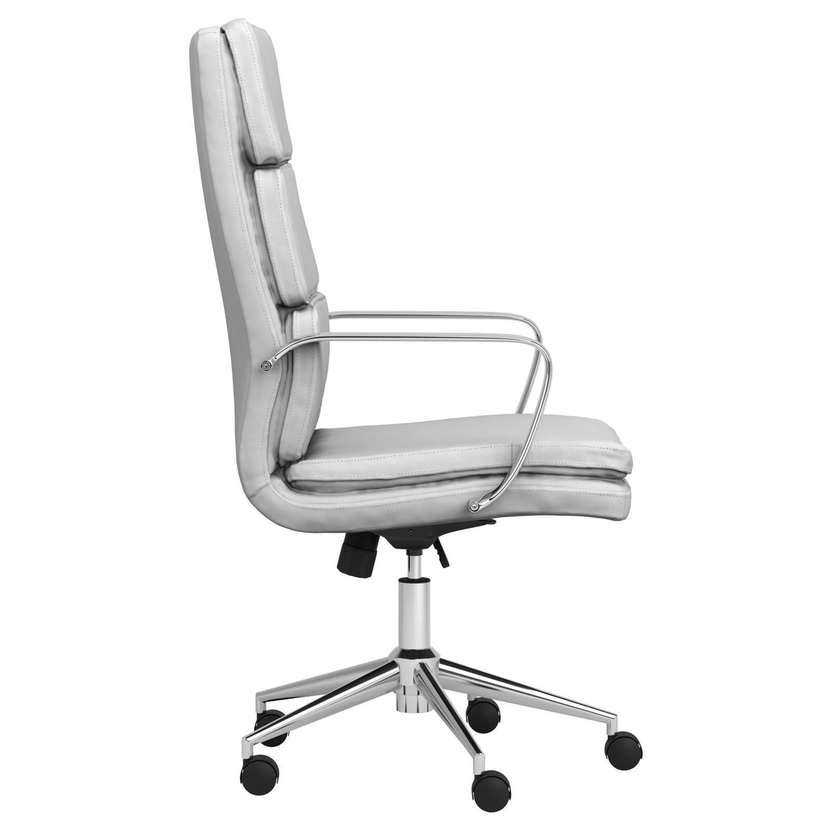 Ximena White High Back Upholstered Office Chair by Coaster at Eve Furniture
