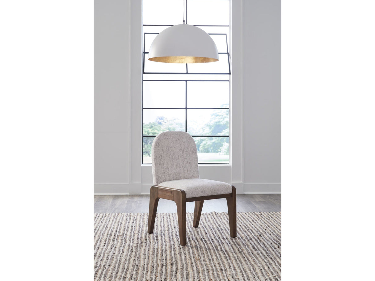 Xolani Chinchilla/Impala Chenille Upholstered Dining Chair (Set of 2)