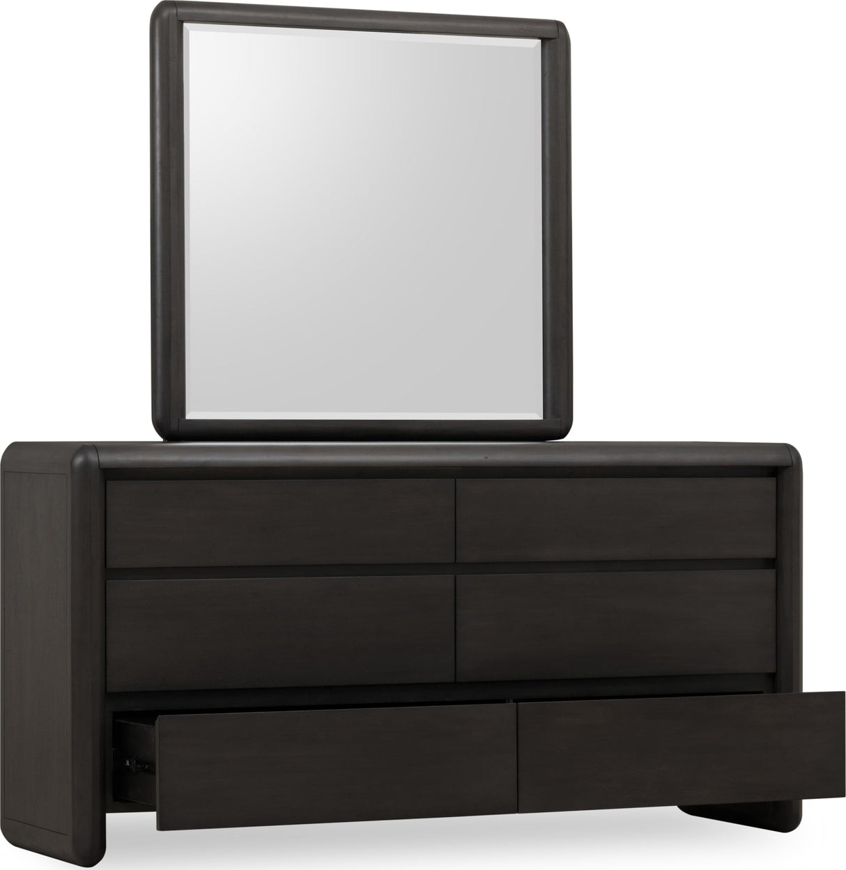 Xolani Jaguar Six Drawer Acacia Wood Dresser by Modus Furniture at Eve Furniture