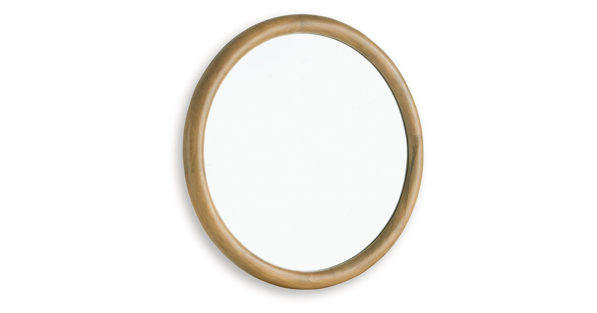 Yadiel Brown Accent Mirror by ASHLEY FURNITURE at Eve Furniture
