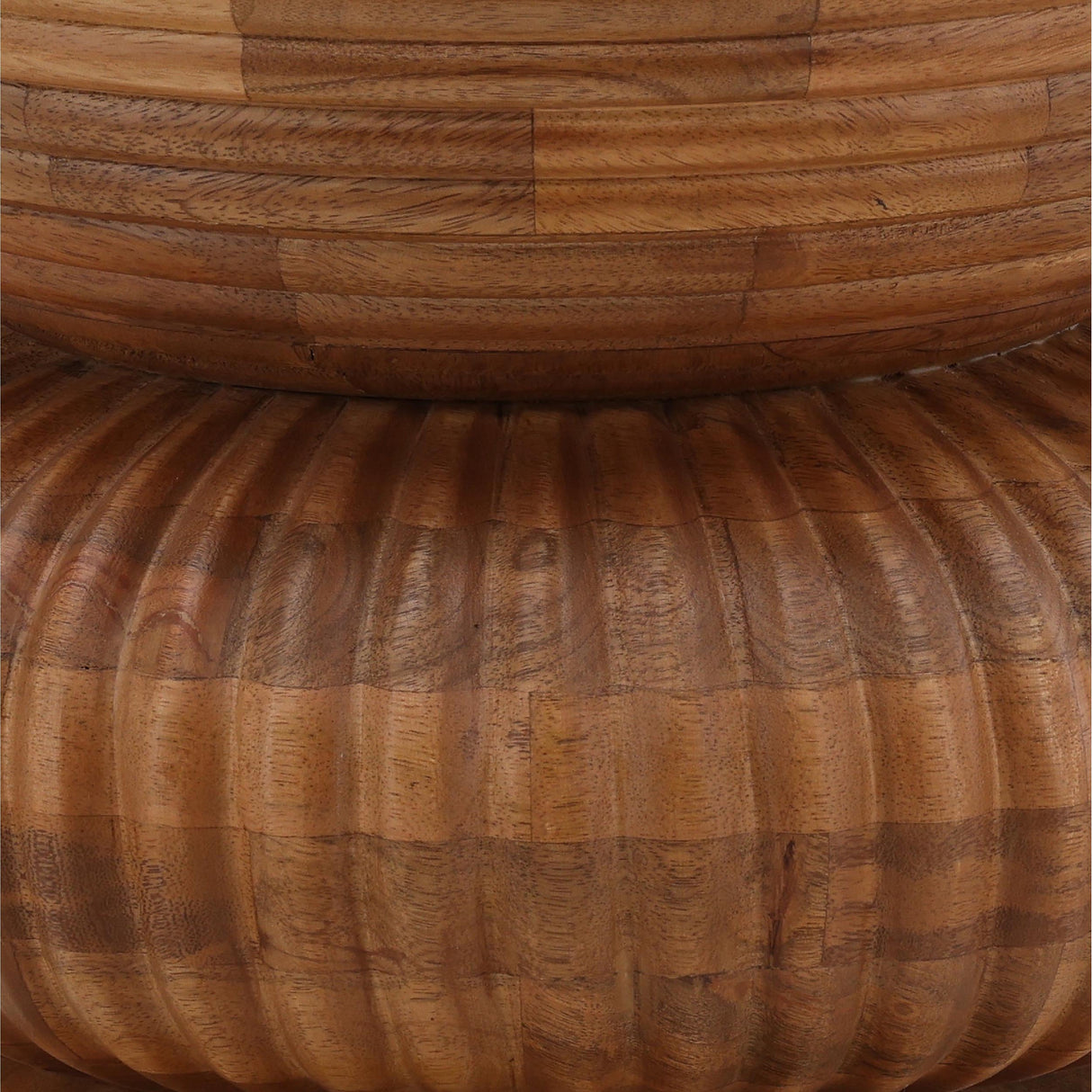 Yahir Side Table, Natural by Dovetail at Eve Furniture