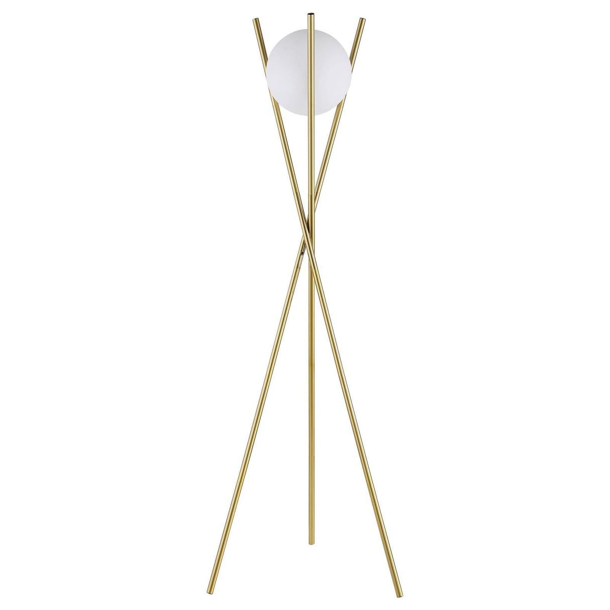 Yamileth Gold Tripod Floor Lamp by Coaster at Eve Furniture