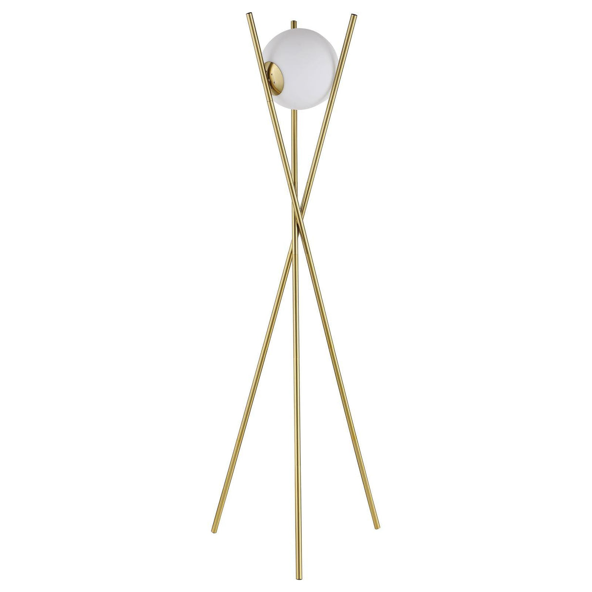 Yamileth Gold Tripod Floor Lamp by Coaster at Eve Furniture