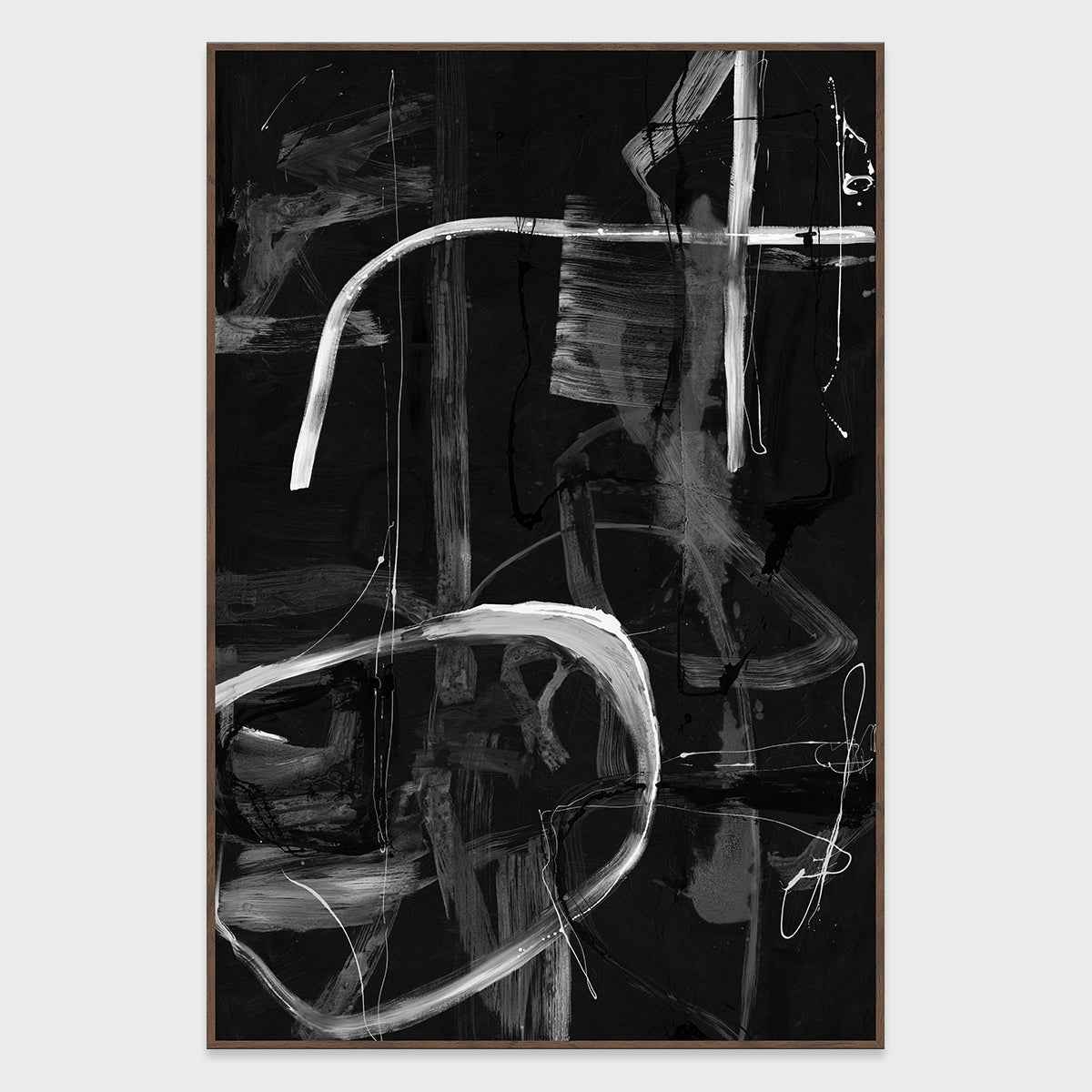 Yang Black Painting Art by Buddy Whitlock by Classic Home at Eve Furniture