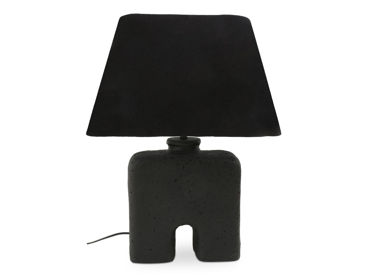 Yara Black Table Lamp by MOES at Eve Furniture