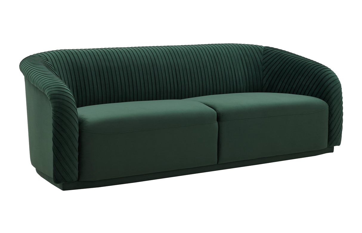 Yara Pleated Velvet Sofa by Inspire Me! Home Decor by TOV Furniture at Eve Furniture