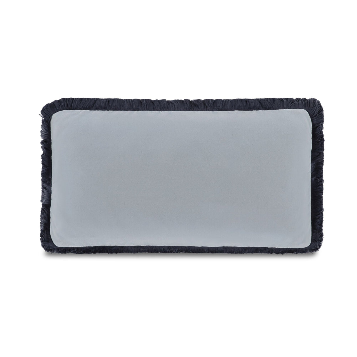 Yasmin Light Blue Faux Mohair Lumbar Cushion by MOES at Eve Furniture