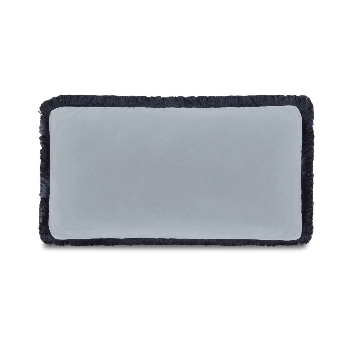 Yasmin Light Blue Faux Mohair Lumbar Cushion by Moe's Home at Eve Furniture